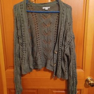 American Eagle Cropped Cardigan